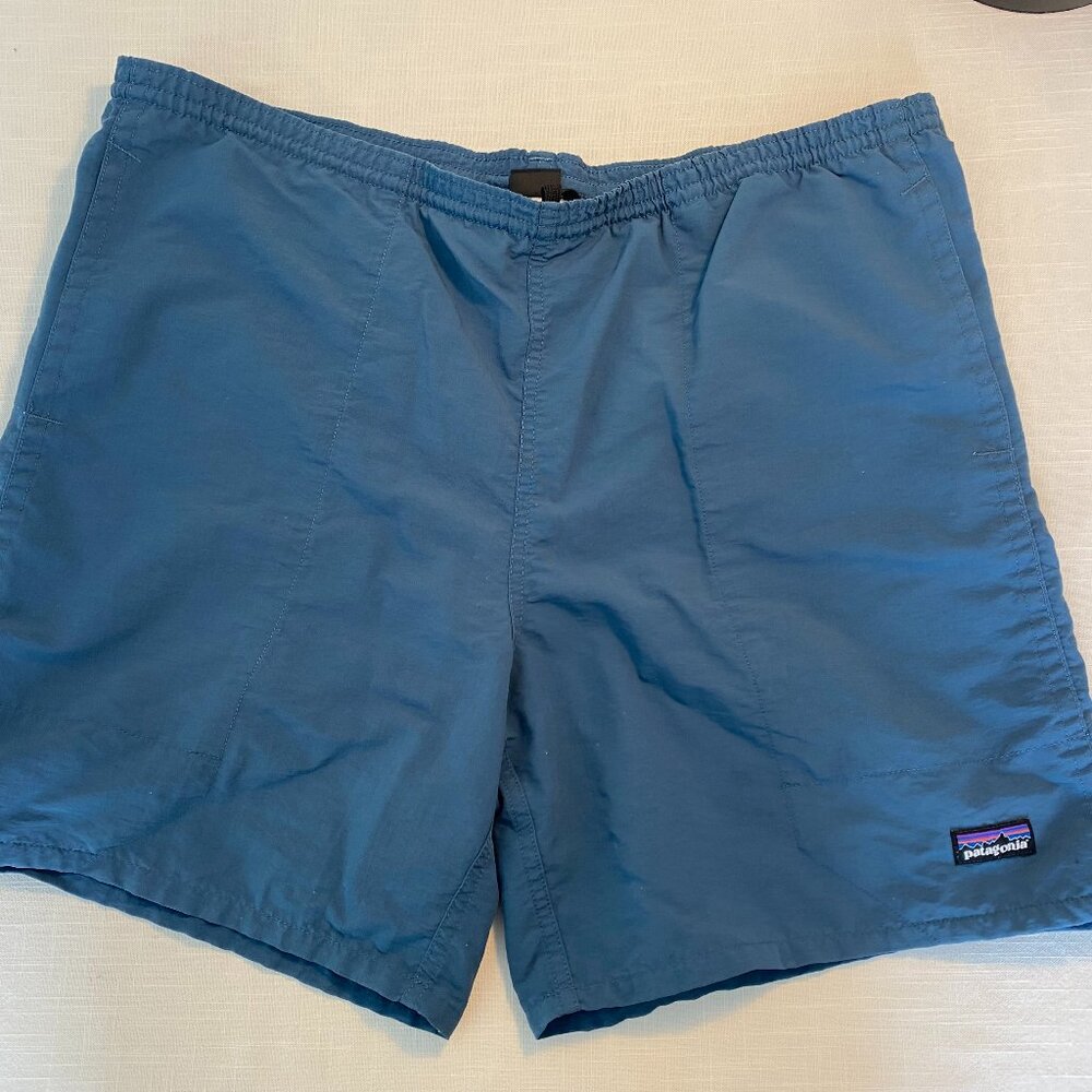 🌊 Men’s Patagonia 7” Lined Swim Trunks – Classic Blue – Size Medium